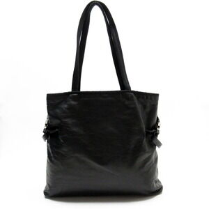 PRADA Shoulder Bag Tote Nero Black Leather